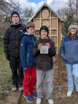 Wildbienen-Nisthilfe Bauaktion des großen Modells Bingo!